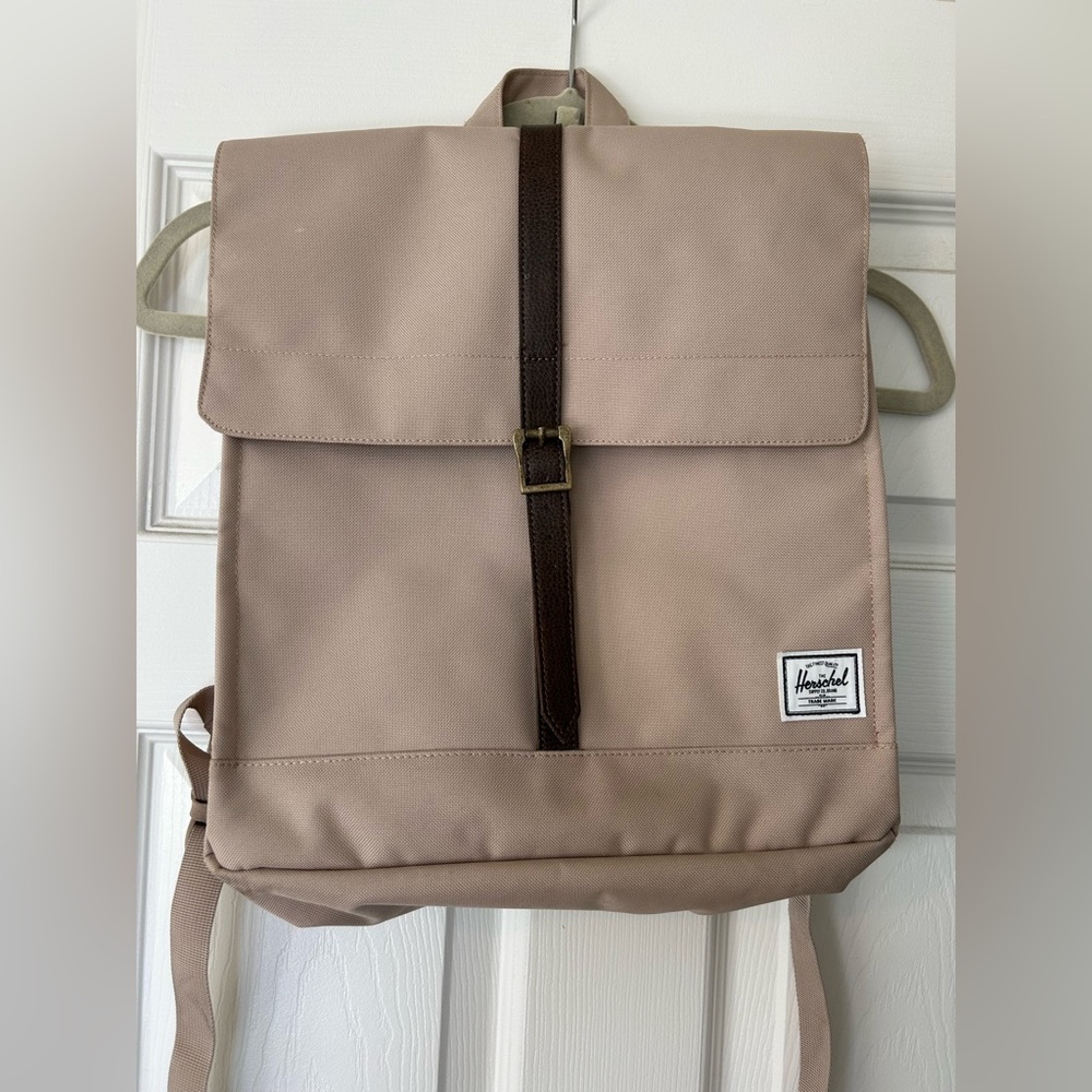 Herschel light brown city backpack (original style)